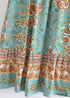 Boho Skirts in Calida in Green For Women